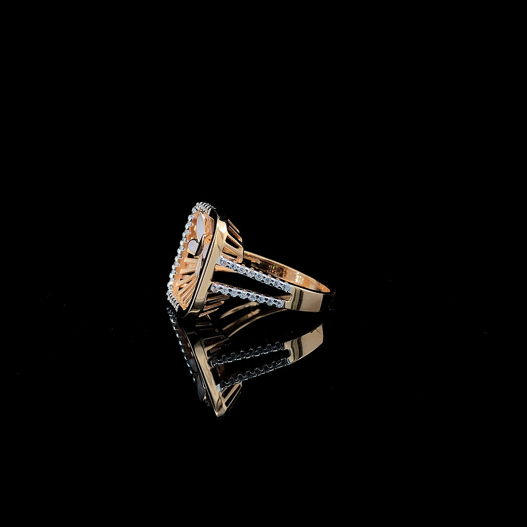 Elegant Gold Butterfly Design Ring for Women